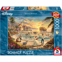 Puzzle, THOMAS KINKADE Mała Syrenka: Święto miłości (Disney),