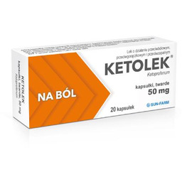 Ketolek kapsułki twarde 0,05 g, 20 kaps.