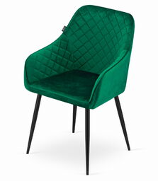 ELEGANCKIE KRZESŁO ARTE ZIELONY AKSAMIT ZESTAW 2 SZTUKI