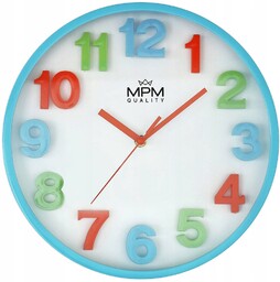 Kolorowy Zegar Ścienny Mpm E01.4186.30 30 cm