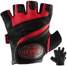 C.P. Sports Rękawiczki do ćwiczeń Red