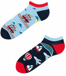 Todo Socks Stopki, Adventure Socks Low,, Podróże, Pojazdy,