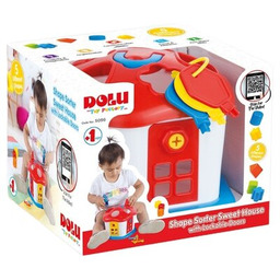 DOLU Zabawka edukacyjna Toy Factory Sorter Domek