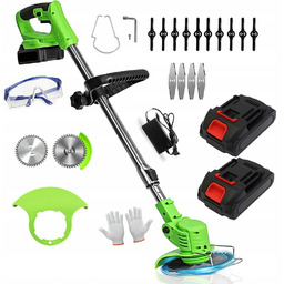 Bezprzewodowa Kosiarka Ręczna 21V 3W1 Z 2 Akumulatorami