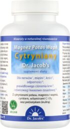 Dr. Jacob''s Magnez Potas Wapń Cytryniany, 250 tabletek