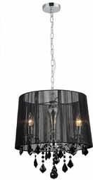 LAMPA wisząca CORNELIA MDM-2572/3 BK Italux abażurowa OPRAWA