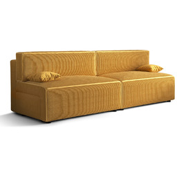 Edinos Żółta rozkładana sofa K5-L02