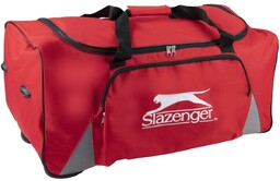 TORBA SPORTOWA PODRÓŻNA Z KÓŁKAMI SLAZENGER - CZERWONY