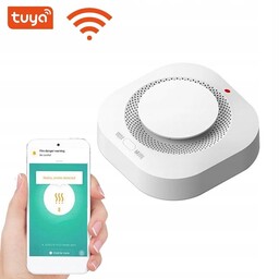 Czujnik Dymu Detektor Ognia Wifi Alarm Bezprzewodowy Czujka