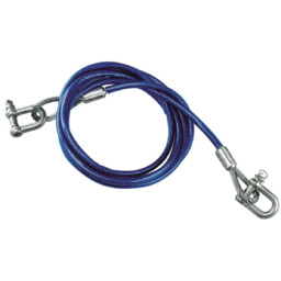 Linka holownicza z szeklami LAMPA lina stalowa 3,5m/8mm/5t