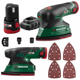 Szlifierka wielofunkcyjna Parkside 12 V akumulatorowa z walizką