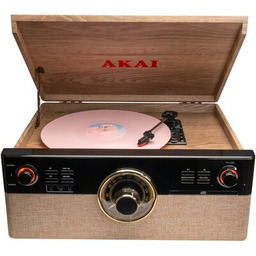 AKAI Gramofon ATT-300CC Drewno