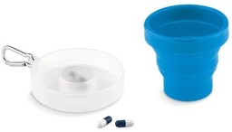 Składany kubek silikonowy CUP PILL