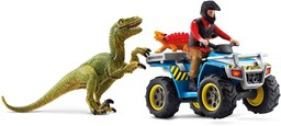 Schleich Slh41466 Ucieczka Quadem Przed Welociraptorem
