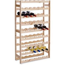 ZELLER Drewniany stojak na wino - aż 54