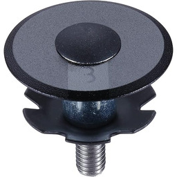 BBB Cycling Aheadstern z nasadką, okrągły, czarny, 1-1/8