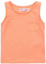 Pomarańczowa koszulka na ramiączkach dla niemowlaka