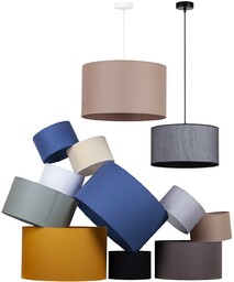 Duolla Klosz lampy Roller Ø 50 cm, ecru/złoty