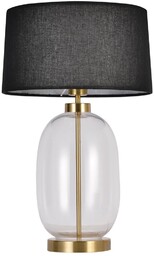 Abażurowa lampka stołowa Amur LP-919/1T transparent Light Prestige