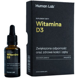 HUMAN LAB Witamina D3 w kroplach (24 ml)