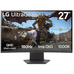 Monitor 27" Lg Curved UltraGear 27GS60QC-B