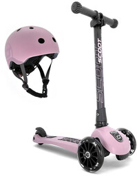Zestaw SCOOTANDRIDE Kask + Highwaykick 3 LED hulajnoga