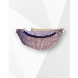 Pakamera Nerka dziecięca saszetka sztruksowa fioletowa