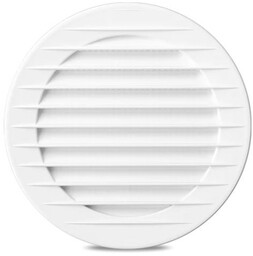Kratka okrągła fi 150 mm biała plastikowa