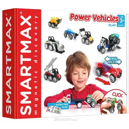 Klocki magnetyczne SmartMax Power Vehicles Pojazdy 25 el