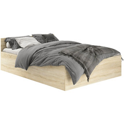 Edinos Nowoczesne łóżko z pojemnikiem 100x200 dąb sonoma