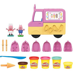 Play-Doh Zestaw do zabawy z lodami, Świnką Peppą