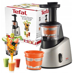 Wyciskarka wolnoobrotowa pionowa Tefal ZC255B38 200W Blokada kapania