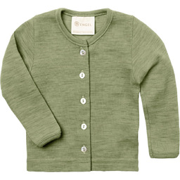 Kardigan niemowlęcy 100% wełna merino rozmiar 62-68 drewniane