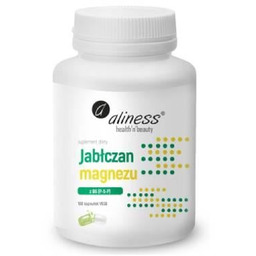 Aliness Jabłczan Magnezu z B6, 100 kaps.