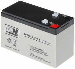Akumulator MWS 7.2-12 AGM 12V/7.2AH-MWS