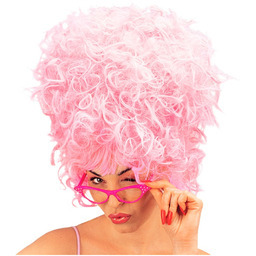 Różowa peruka Priscilla