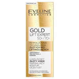 EVELINE_Gold Lift Expert 50+/70+ Luksusowy złoty krem napinający