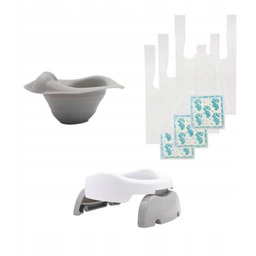 Potette Nocnik Zestaw Wielofunkcyjny Z Akcesoriami Biało-szary Wkłady