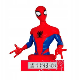 Lampka 3D Z Budzikiem Spiderman SPD3621