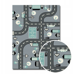 Dywan 100X200 CM New Idea Uliczki/miasto Miękki