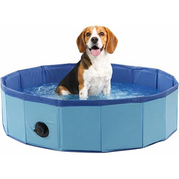 Flamingo F Doggy Splatter Pool Niebieski 80x20CM