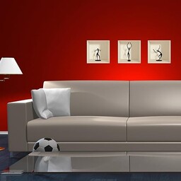 Tatuaż ścienny 3D efekt tańca 30 x 90