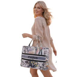 Torba miejska tote bag PARIS na zakupy
