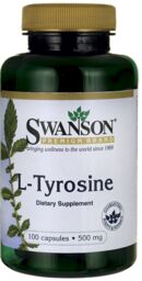 Swanson L-Tyrozyna 500mg 100 kaps