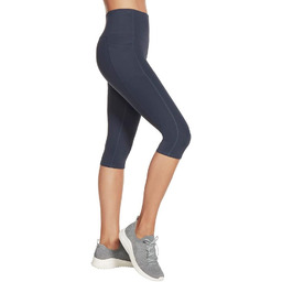 Skechers Damskie legginsy Capri Gowalk z wysokim stanem