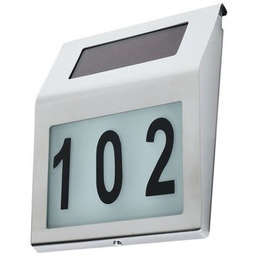 Maclean Lampa solarna MCE172 numer domu LED