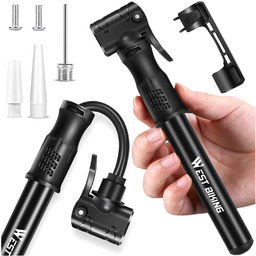 Pompka rowerowa aluminiowa Alogy Mini Bike Pump 100psi