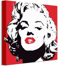 Marilyn Monroe Red - obraz na płótnie