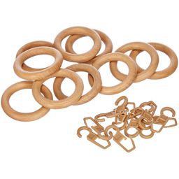 GARDINIA Kółka do karniszy Ø 28 mm,