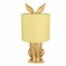 Lampa Zając Stołowa Złota D Clayre & Eef